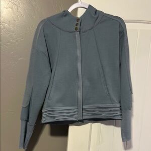 Stylish Blue Jacket with Button Detail